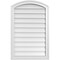 Ekena Millwork Arch Top Surface Mount PVC Gable Vent: Functional, w/ 2"W x 1-1/2"P Brickmould Frame, 22"W x 34"H GVPAR22X3402SF - alternate 1